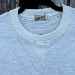 Loop wheel woven heavy duty men’s T-shirt
